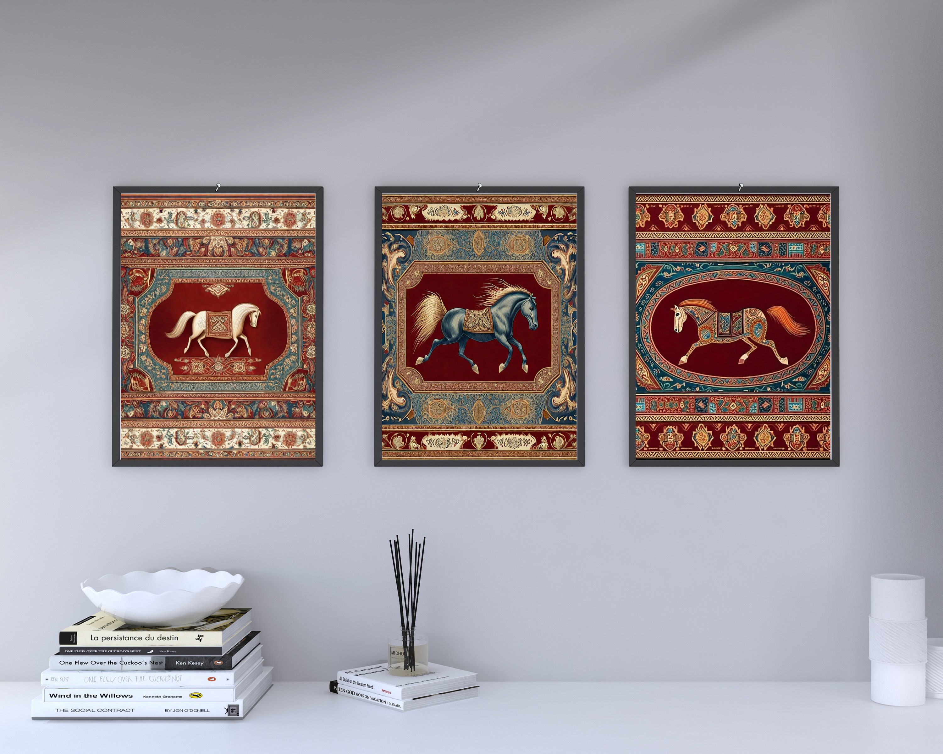 Persian Horse Art - Etsy