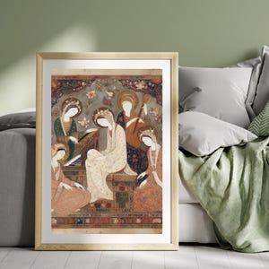 Ottoman Miniature | Orientalist Turkish Vintage  Medieval Art | Historical Ottoman Artwork | Traditional Anatolian Art