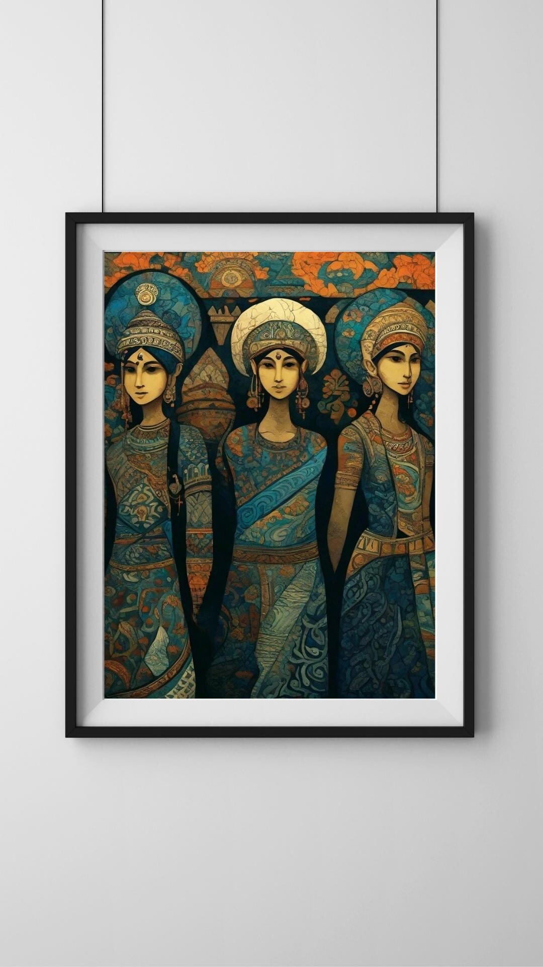 Achaemenid Queen ملکه Illustration Art Oriental Persian Antique Ethnic ...