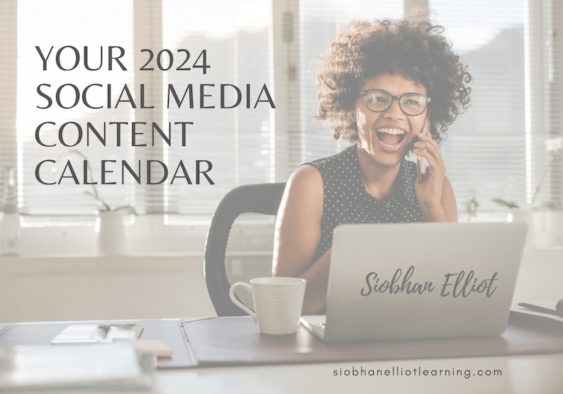 2024 Social Media Content Calendar for Small Businesses and Influencers