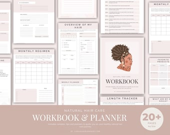Natural Hair Journal & Planner: Hair Growth, Wash Day (A4 Printable) - Etsy