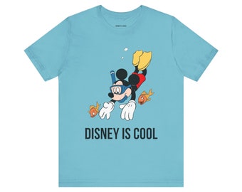 Mickey Mouse Diving T-Shirt, Disney Vacation Tee
