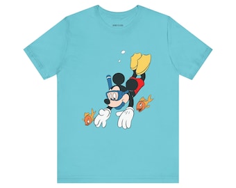 Mickey Mouse diving t-shirt