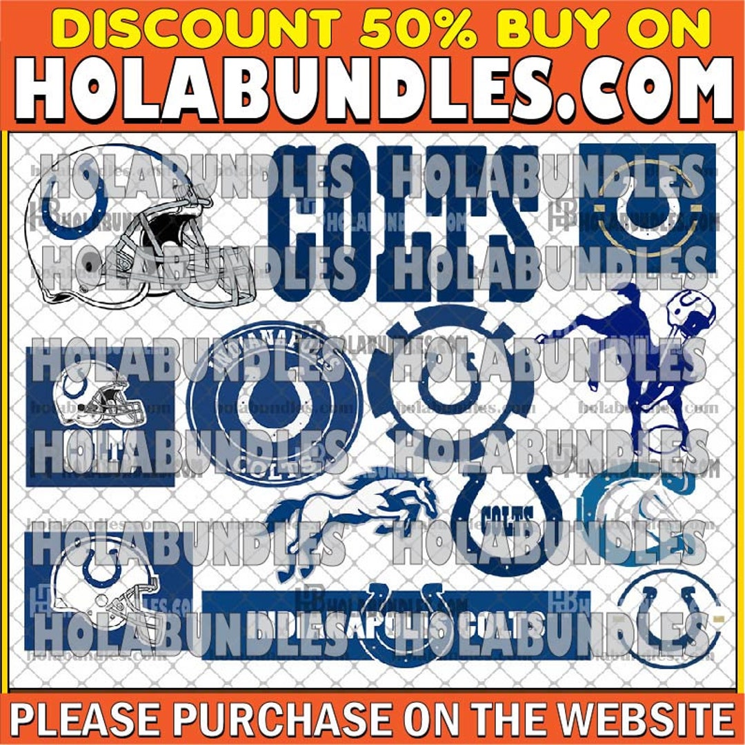 Colts Football SVG PNG Bundle, Svg Sports Files, Svg for Cricut ...