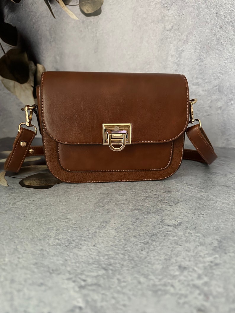 Shoulder Bag,saddlebag,vegan Leather Handbag,gift for Mom,for Women