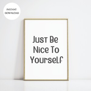 Self Love Wall Art Printable, Love Yourself Art, Minimalist Self Care Print, INSTANT DOWNLOAD, Inspirational Self Love Poster Art Gift MAP10
