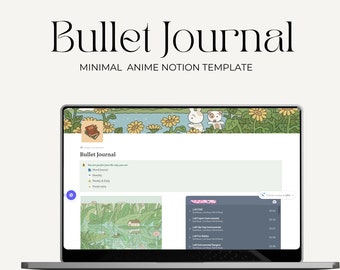 Modèle de notion de Bullet Journal