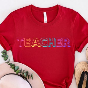 Teacher T-Shirt, Teacher Shirt, Kindergarten Teacher, Elementary Teacher, Teacher Life Shirt, New Teacher Gift, Gift For Teacher