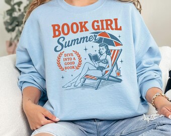 Book Girl Sweatshirt, Bookish Shirt, Book Lover Sweater, Book Lover Gift, Bookish Girl Shirt, Bookish Gift, Reading Shirt, Booktok Gifts