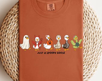 Halloween Gans Shirt, lustiges Halloween Shirt, gruselige Saison Shirt, nur ein gruseliges Gans T-shirt, gruselige Gans Shirt, lustiges Gans Shirt