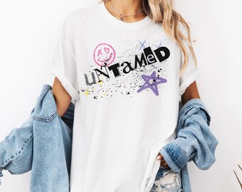 Comfort Colors Retro Style Grunge Streetwear Shirt, Alternative T-shirt, Y2K Tee, Graffiti Shirt, Street Art Shirt, Gift For Teen, 90s Shirt