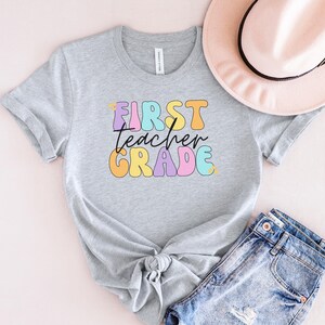First Grade Teacher Shirt, First Grade Team, Back To School Shirt, 1st Grade Shirt, Elementary School Teacher Shirt, Grade Level Shirt