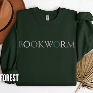 Bookworm Sweatshirt, Cute Book Lover Gift Shirt, Librarian Bookish Shirt, Teacher Reading Sweatshirt, Bookish Outfit, Book Club Clothing