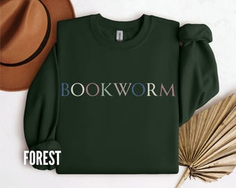 Bookworm Sweatshirt, Cute Book Lover Gift Shirt, Librarian Bookish Shirt, Teacher Reading Sweatshirt, Bookish Outfit, Book Club Clothing