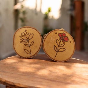 Flower keychain