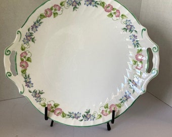 Royal Worcester English Garden Cake Plate
