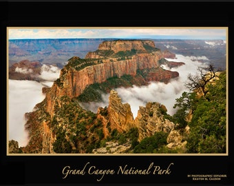 Póster de 18 x 24 de Cape Royal North Rim Parque Nacional del Gran Cañón