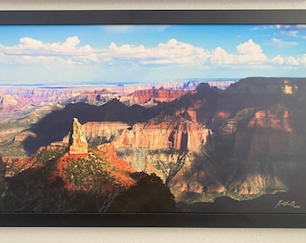 Impresión fotográfica de lienzo enmarcado de 22x36 - Point Imperial North Rim Gran Cañón Arizona