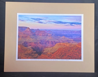 Impresión mate 11x14- Grandview Point Parque Nacional del Gran Cañón Arizona
