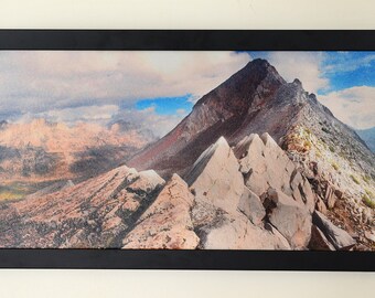 Lienzo panorámico enmarcado de 15x40 - Virginia Peak Parque Nacional Yosemite California