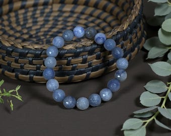 Blue Aventurine Gemstone Bracelet