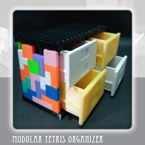 Desk Organizer Modular 3D Print STL - Tetris (Digital Files Only!) Not Physical Item!