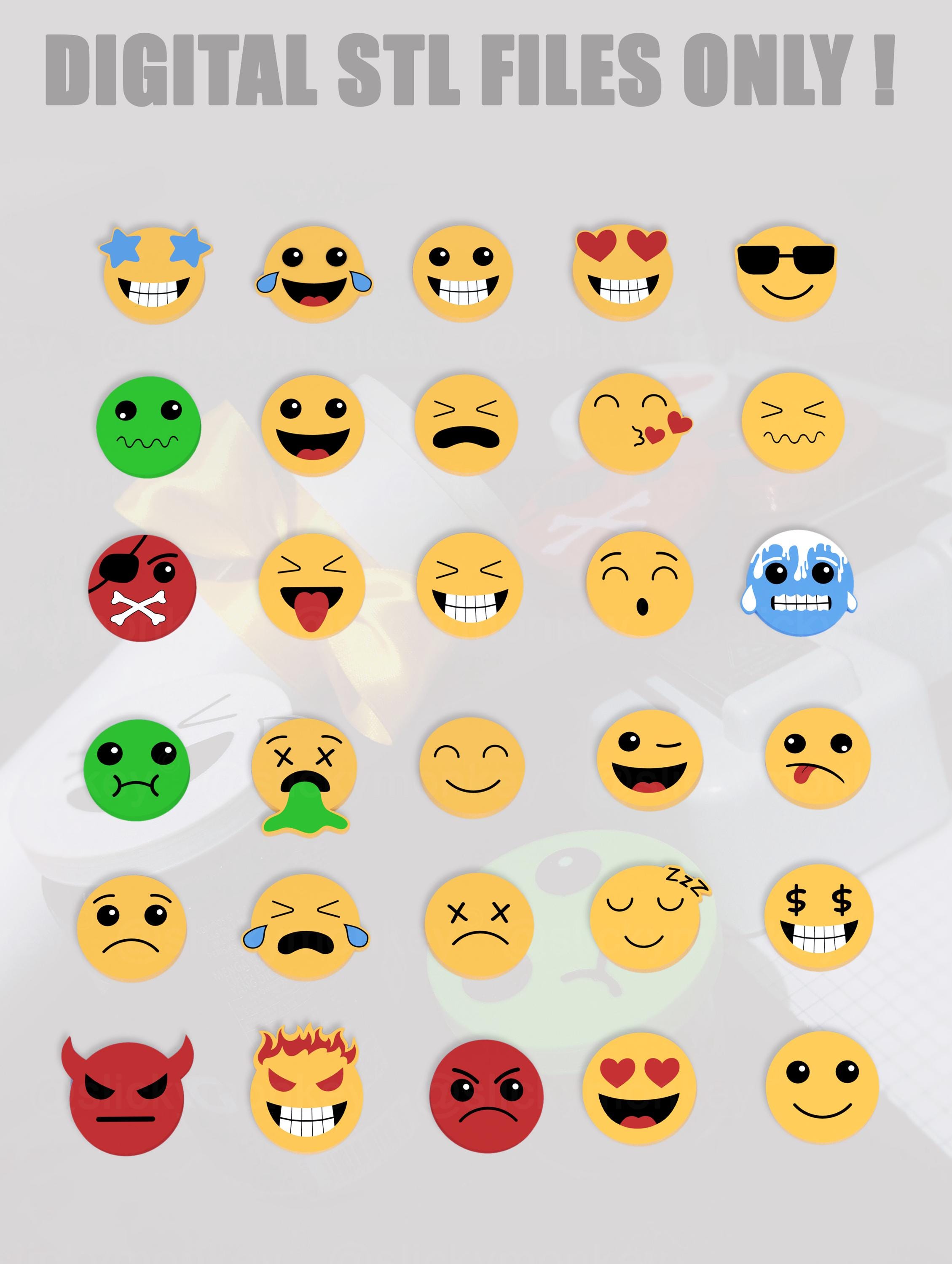 Emoticons Can Cap Bundle (digital Files Only!) Not Physical Item! - Etsy