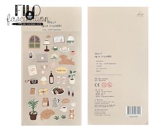Sticker sheet Suatelier Small Happiness - Planner Stickers, Bullet Journal, Scrapbooking, Decoration & cute Stickers