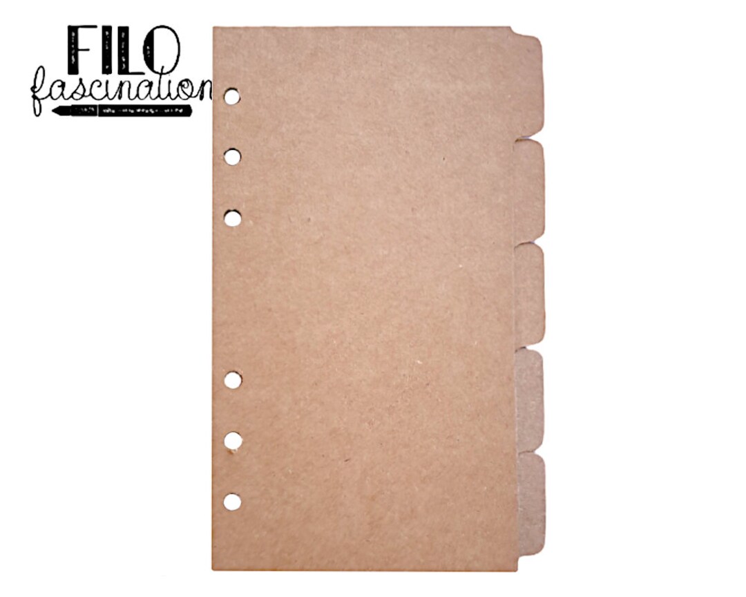 Register Kraft Paper Planner Ring Binder Personal A5scrapbook Bujo Etsy