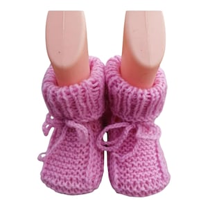 Handmade Newborn Booties – Soft Infant Shoes – Gender Neutral Baby Shower Gift