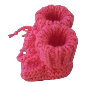 Handmade Newborn Booties – Soft Infant Shoes – Gender Neutral Baby Shower Gift