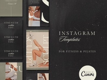 Podcast Instagram Templates | Canva Templates | Podcast Design | Instagram Stories