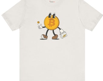 Vintage Bitcoin Shirt Bitcoin Cryptocurrency T-Shirt UNISEX Gift for Bitcoin Trader Btc Logo