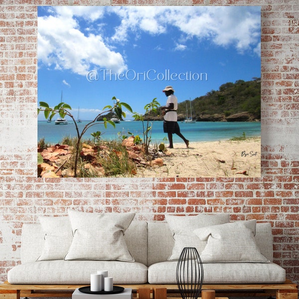 Antiguan Origami Man | Digital Art Download | Island Wall Art | Beach Art Prints | Ori Original Photography | Wall Decor | Digital Prints