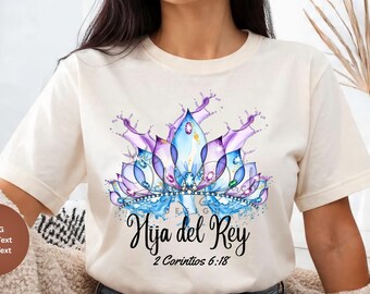 Hija del Rey – 2 Corintios 6-18 PNG Cristiano para Sublimación