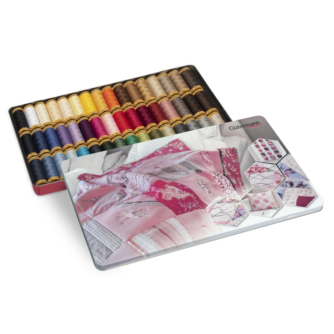Nature's Threads Patchwork Gutermann Natural Cotton Patchwork Thread Set: 48 X 100m Reels - Etsy UK