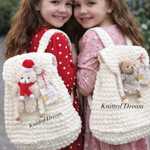 Customized with Your Child's Name: Handcrafted Backpack - Comfortable and Stylish image 1