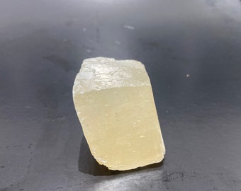 Natural Rare Yellow Cubic Optical Calcite crystal from Turkey