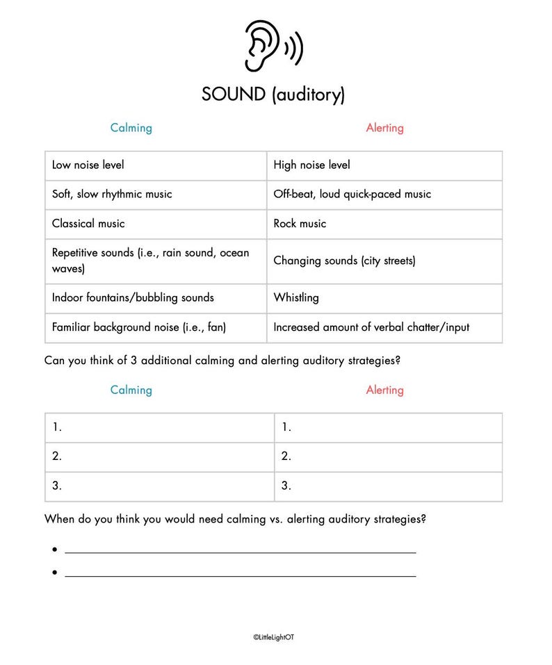 Sensory Tools for Kids, Teens and Young Adults - Etsy