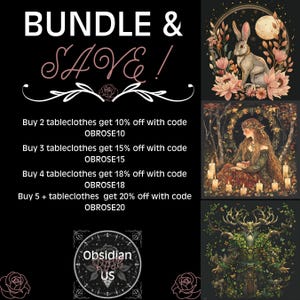 Spring Equinox Rabbit-themed Altar Cloth, Ostara Sabbat Decor ...