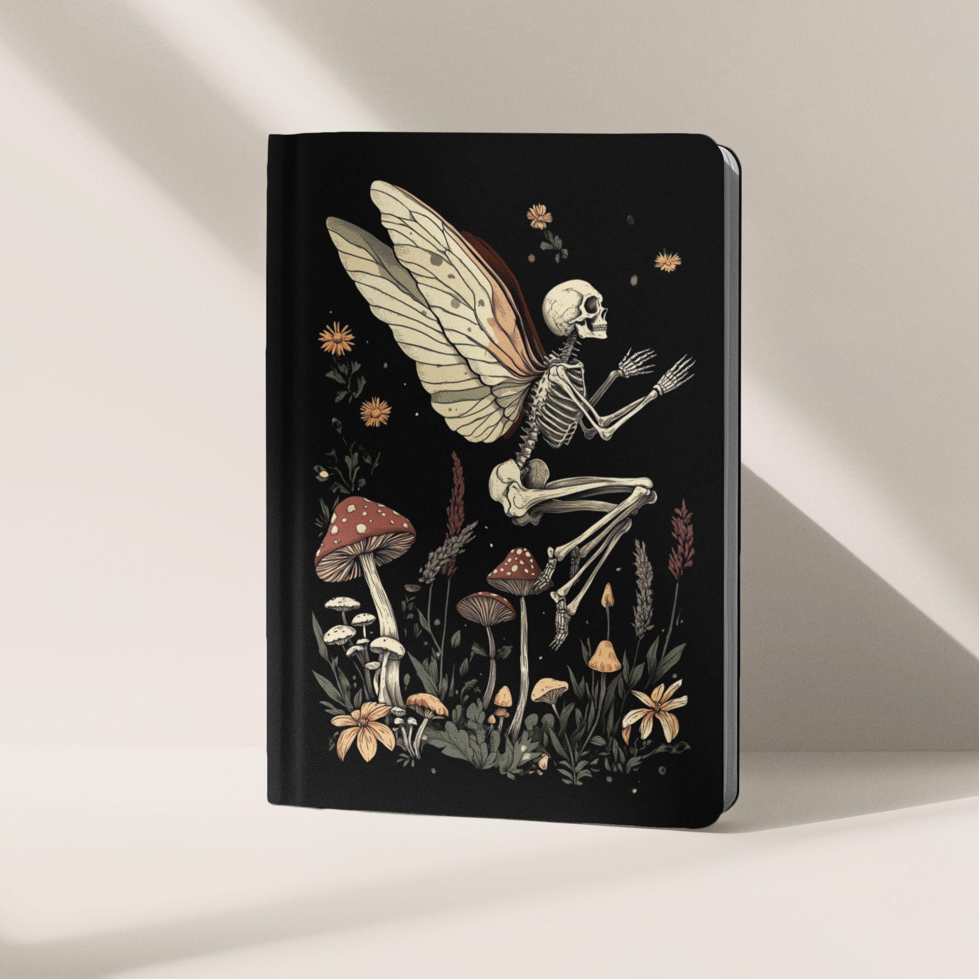 Skeleton Format Note Taking Personalized Skeleton Fairy Journal, Witchy Notebook, Gift for Writers ...