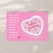 Birthday Card, Digital Download, Printable Birthday Card, Pink ...