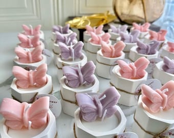 Baby shower Favor Candles| Mini butterfly in a pot|  Baby Shower Favor | Scented butterfly Candle | Gender reveal | butterfly candle