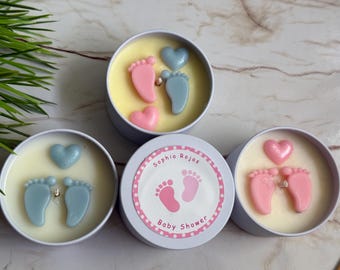 Baby shower Favor Candles| Gender Reveal please| Personalized Baby Shower Favor|Gender Reveal |  Baby shower |Baby Shower Idea