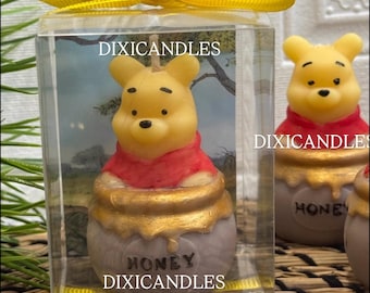 Baby shower Favor Candles| Winnie the Pooh | Personalized Baby Shower Favor | Scented Winnie the PoohCandle | Gender reveal bear giftCandle