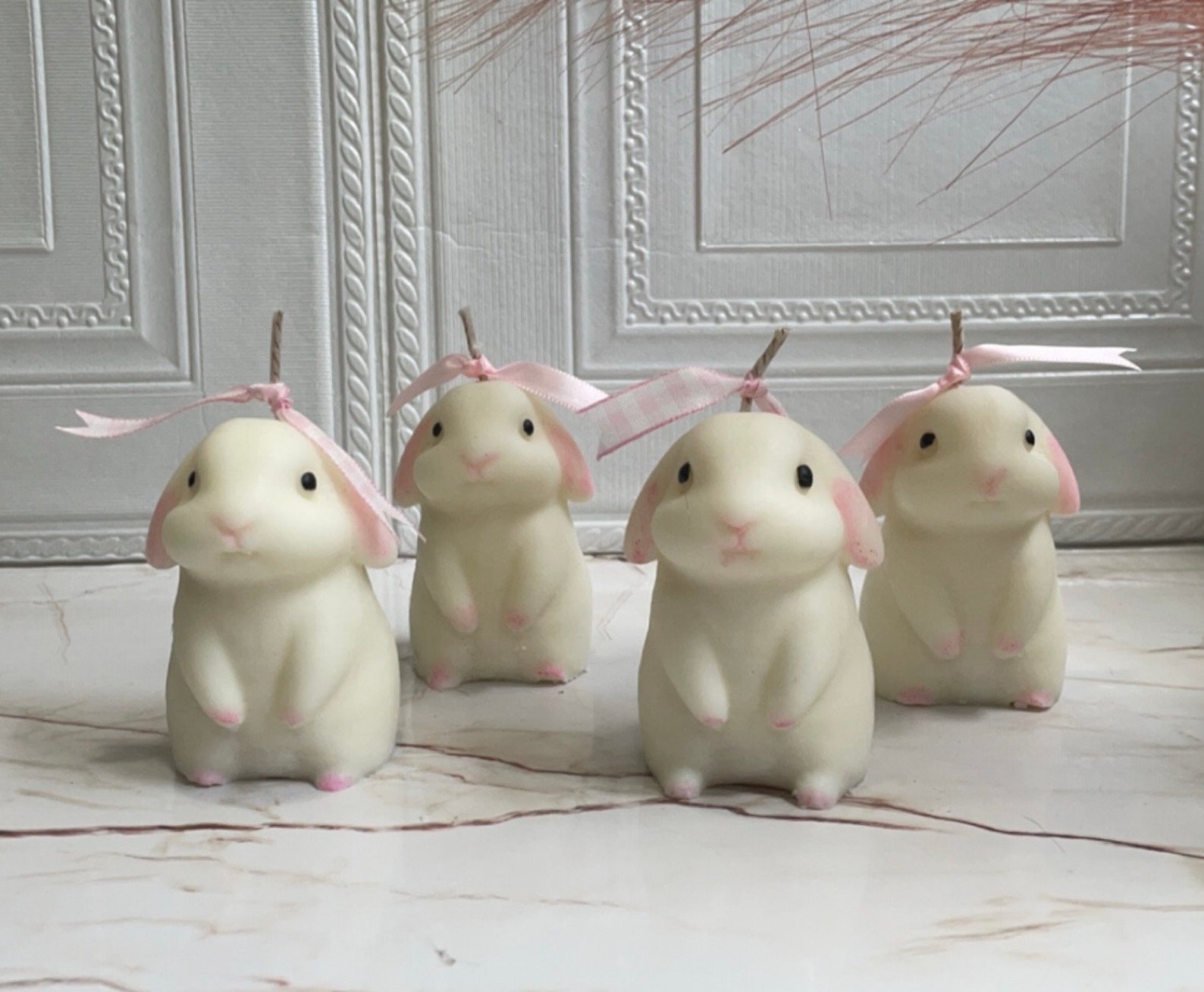 Baby Shower Favor Candles|rabbit Candle| Personalized Baby Shower Favor ...