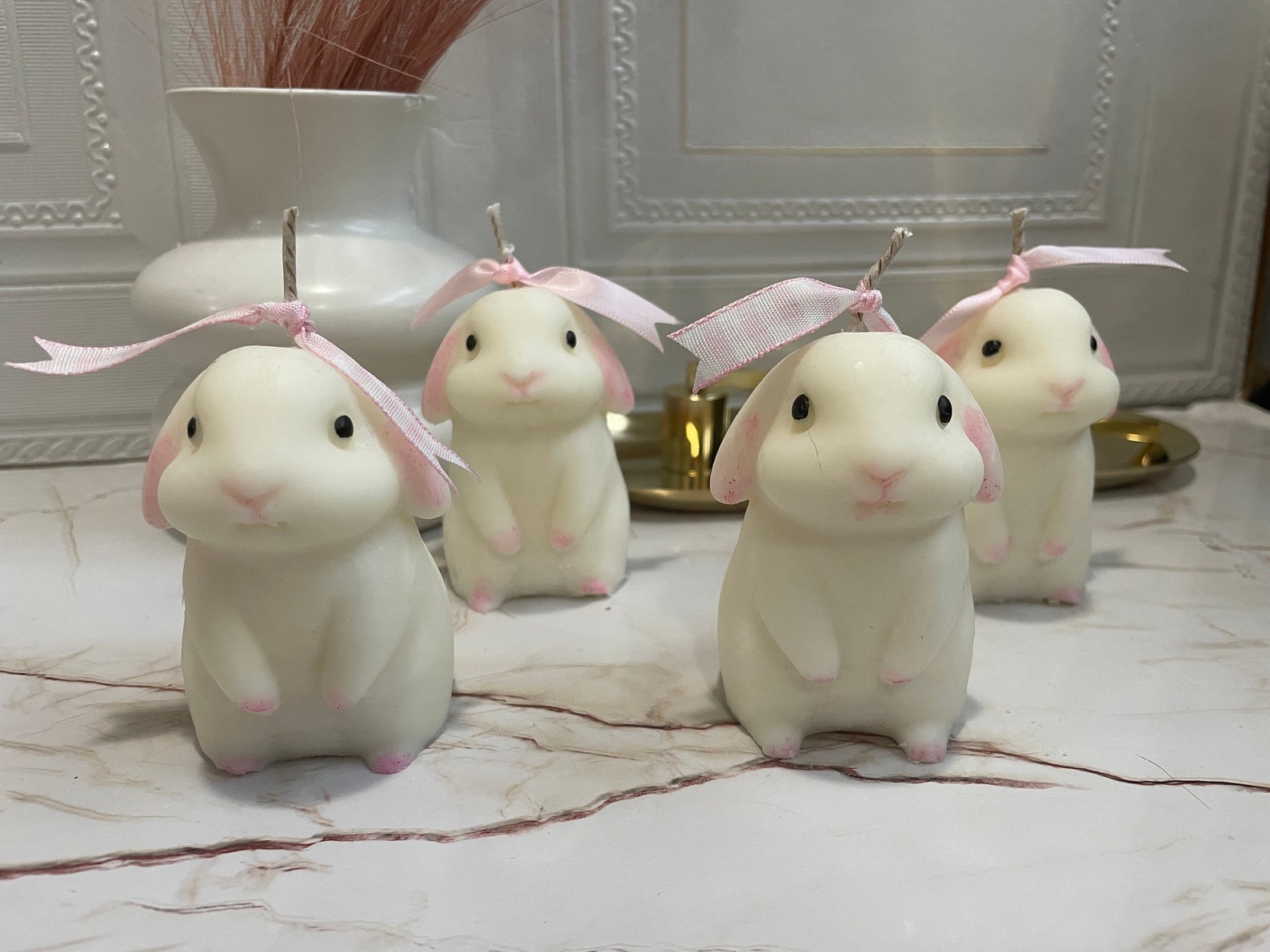 Baby Shower Favor Candles|rabbit Candle| Personalized Baby Shower Favor ...