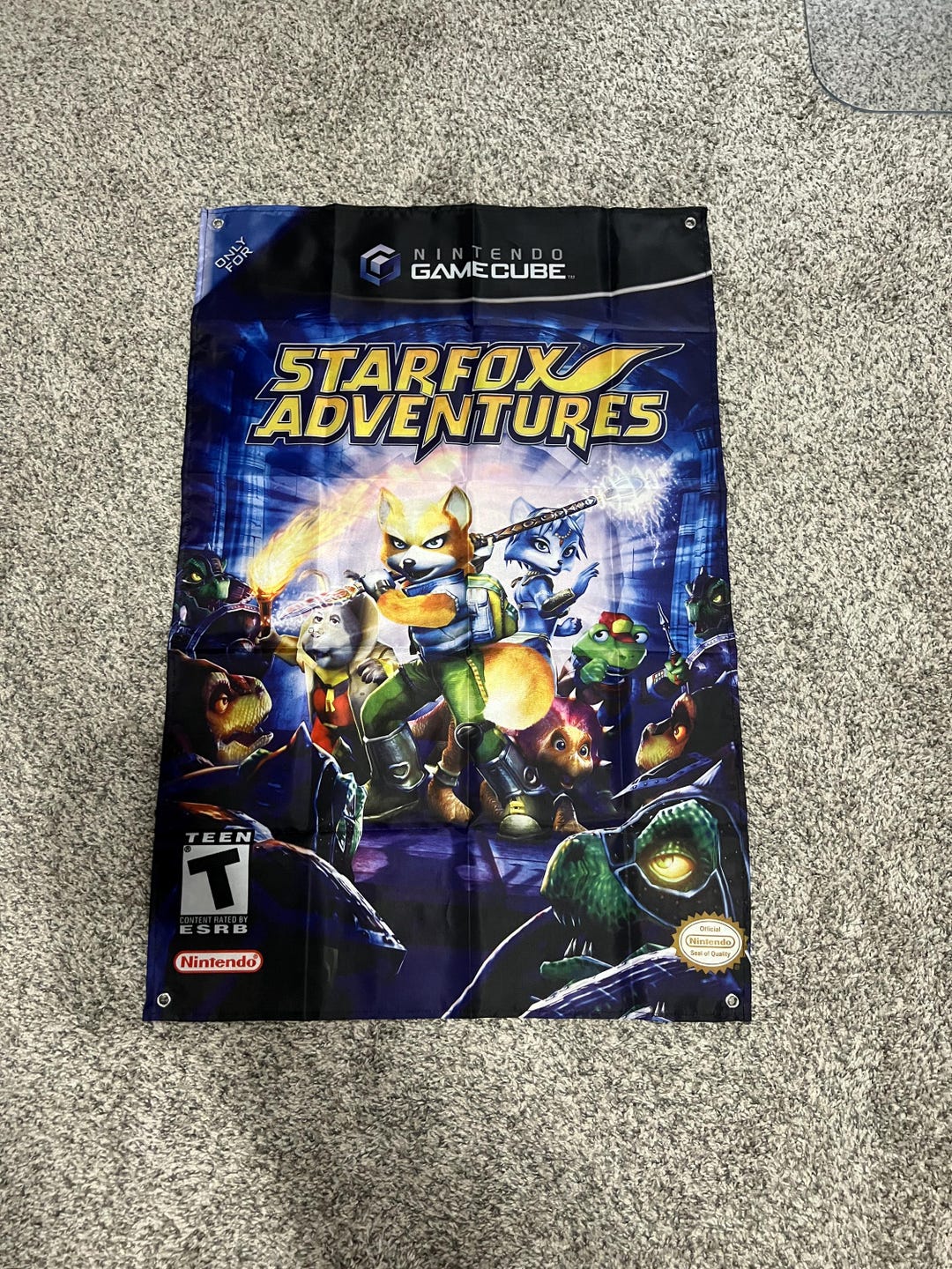Starfox Adventures Custom Wall Flag Banner Tapestry 2 X 3 Ft, Gamecube ...