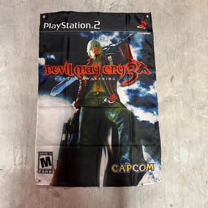 Devil May Cry 3 Custom Wall Flag Banner Tapestry 2 x 3 Ft, PS2