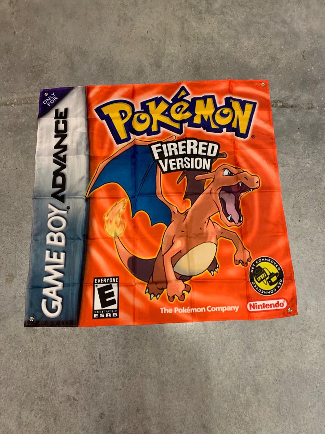 Pokemon Fire Red Version Custom Wall Flag Banner Tapestry 3 X 3 Ft, GBA ...